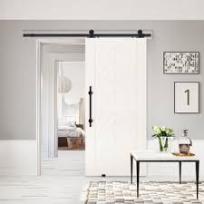 Beautiful bathroom barn door crafted from reclaimed black walnut lumber [design: Barn Door For Bathroom Wayfair