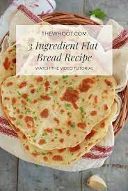 3 Ingredient Flatbread Video Tutorial The Whoot Recipes Flatbread Recipes Flatbread