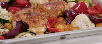 One Pan Herb Roasted Chicken And Veggies Joy Bauer Herb Roasted Chicken Chicken Eating Poultry Recipes