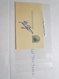 Ken Singleton signed Post Card