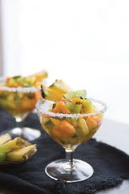 Margarita Fruit Coupe Recipe Recipe Recipes Vegetarian Recipes Fruit