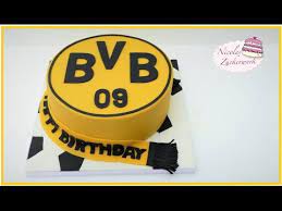 Watch borussia dortmund vs 1. Bvb Motivtorte Einfache Fondanttortendeko Von Nicoles Zuckerwerk Youtube