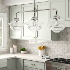 Nichols 3 Light Kitchen Island Linear Pendant Reviews Joss Main