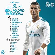 More 2018 real madrid pages. Real Madrid C F On Twitter Rmclasico Our Starting Xi For The Clasico Let S Do This Halamadrid Realmadrid