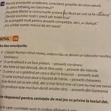 Parintii nostri sunt intotdeauna alaturi de noi: 10 Rescrie Enunturile Urmatoare Corectand Greselile De Orice Natura Brainly Ro