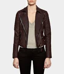 Allsaints Oxblood Leather Jacket Womens Leather Jackets Purple Leather Jacket Leather Jackets Women Leather Jacket