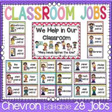 free classroom jobs worksheets teaching resources tpt