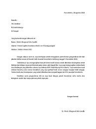 55 contoh surat izin permohonan kuasa pengunduran diri. Surat Pengunduran Diri Pdf