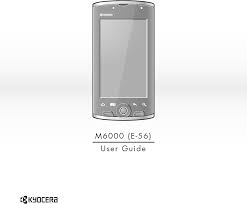 Habilitar diag (enable)/habilitar qualcomm usb function mode(enable) M6000 Tri Band Cdma Phone User Manual Kyocera E56 Um Book Kyocera