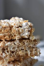 Fluffernutter Rice Krispie Treats Ooey Gooey Soft Rice Krispie Treats Are Loaded With Creamy Pean Rice Krispie Treats Rice Krispies Marshmallow Fluff Recipes