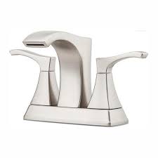 Alѕо сhесk out tub and whirlpool fаuсеtѕ. Pfister Venturi 4 In Centerset 2 Handle Bathroom Faucet In Spot Defense Brushed Nickel Lf 048 Vngs The Home Depot