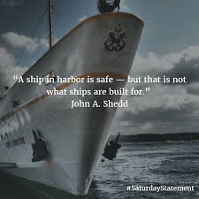 Image result for ship in the harbor is safe