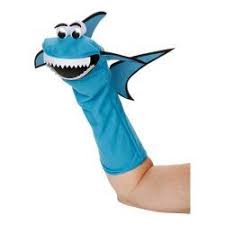 Art Wall Sock Friends Puppets Kit Shark Kuklalar Okul Oncesi Okul