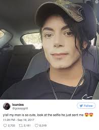 Imaginea care a provocat isterie pe retelele de socializare! Michael  Jackson inca traieste? Multi au avut un soc cand au vazut cum arata iubitul  unei fete