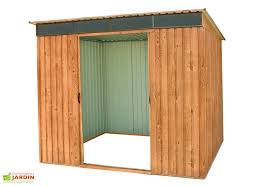 Abri De Jardin En Metal Duramax Woodgrain Imitation Bois Skylight 5 M Abri De Jardin Abri Porte Coulissante Bois