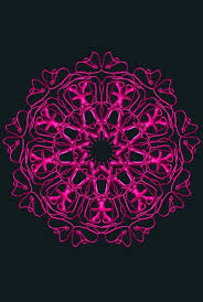 Mandala By Coralee Black Backgrounds Dark Art Mandala