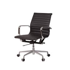 Check spelling or type a new query. Mid Century Modern Office Chair In Black Leather