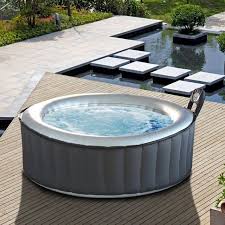 Mspa Silver Cloud Inflatable Hot Tub And Bubble Spa Inflatable Hot Tubs Portable Hot Tub Inflatable Spas