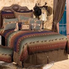 Mustang Canyon Western Decor Bedding Set Western Bedding Sets Western Bedroom Western Home Decor