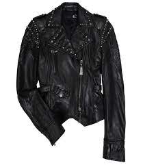Just Cavalli Biker Jacket Leather Jacket Leather Jackets Women Studded Leather Jacket
