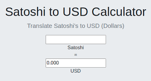 Btc satoshi bitcoin satoshi => usd. Satoshi Usd Calculator Convert Satoshi S To Usd Earn Income In Bitcoin From Exchanges In Referrals Sideprojectors Marketplace To Buy And Sell Discover Side Projects