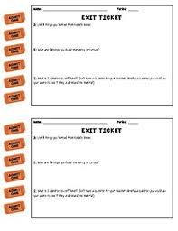 But experience teaches teachers to eventually come up with good designs for their exit tickets. Exit Tickets 3 2 1 Worksheets Teaching Resources Tpt