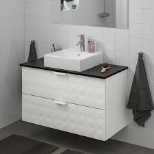 Ikea Godmorgon Tolken Tornviken Resjon White Anthracite Dalskar Faucet Vanity Countertop And 17 3 4 Ikea Bad Lagerung Ikea Godmorgon Badezimmerwaschtisch