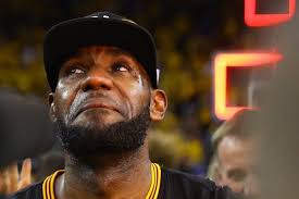 During a television timeout, james took to the court, at which point he was. Lebron James Crying Sportige