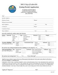 Do i need a permit for a fence. Zoning Permit Application City Of Lakeville