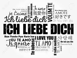 Check spelling or type a new query. Ich Liebe Dich I Love You In German Word Cloud In Different Royalty Free Cliparts Vectors And Stock Illustration Image 145616153