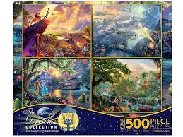 Maybe you would like to learn more about one of these? Thomas Kinkade Disney 4in1 Puzzle S 4x 500 Piece Puzzle S