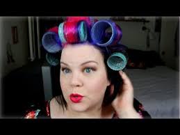 Small rollers in long hair will create tighter ringlets, though you may need to use two rollers for hair that is especially long or thick. How To Velcro Rollers For Short Hair Youtube