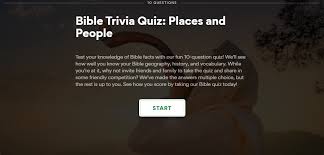 What is the validity of marriage in today's world? Bible Trivia Quiz Tyndale Family Connect