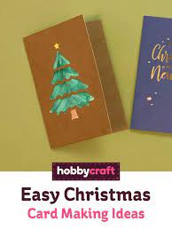 Choose between our various diy christmas card templates and hand select all the details you want to include on your diy christmas card. Hobbycraft Easy Christmas Card Making Ideas Facebook