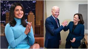 Kamala harris has an ugly history of locking people up, violating civil liberties, and turning her after the new york times wrote an exposé of the case, kamala harris suddenly changed her position and. Priyanka Mindy And Others Celebrate Joe Biden And Kamala Harris Victory Entertainment News The Indian Express