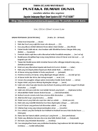 Soal cerdas cermat agama islam. Soal Soal Cerdas Cermat Agama Islam Sma