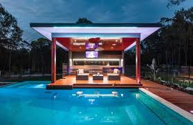 40 Sublime Swimming Pool Designs For The Ultimate Staycation Pool Houses Swimming Pool Designs Modern Pools
