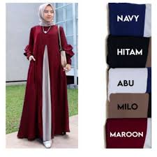 Twin tiger 3 in 1 baju koko bayi pakaian muslim. Harga Dress Baju Hamil Fashion Muslim Gamis Terbaik Juni 2021 Shopee Indonesia