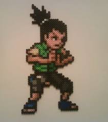 Shikamaru Nara From Naruto Perler Beads Hama Art Diy Perler Beads Bead Art