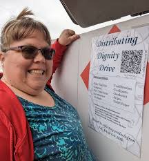 Sanitary pad collection drive for women in need