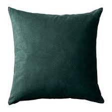 Ikea Majbritt Cushion Cover You Can Easily Vary The Look Because The Two Sides Have Different Designs The Zipper Makes T Green Cushions Cushion Cover Ikea