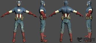 Unlock captain america's default alternate costume, a recolor based. Captain America Classic Costume Extra Pack 3d Models