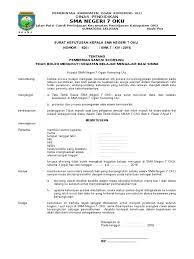 Maka dari itu, pihak perusahaan memberikan sanksi skorsing kepada karyawan yang namanya tersebut diatas dengan tujuan agar karyawan menjadi jera dan tidak melakukan pelanggaran seperti ini lagi. Surat Skorsing Siswa Sma