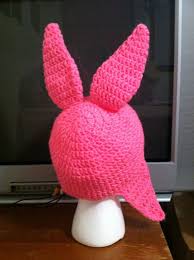 Check out our bob's burgers louise selection for the very best in unique or custom, handmade pieces from our shops. Louise Belcher Inspired Pink Bunny Ear Beanie Hat From Bob S Burgers Youth Size Listing Crochet Hats Free Pattern Crochet Hat Pattern Diy Bunny Ears