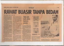Apa lagi untuk ibu mengandung. Rawatan Suntikan Untuk Buasir Dr Zubaidi Hj Ahmad Menulis