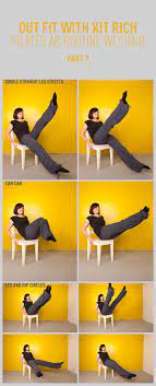 pilates abs workout with a chair part two pilates abs exercise abs workout