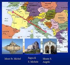 Il Culto Dell Arcangelo Michele In Luoghi Sacri Posizionati Su Un Unica Linea Retta Un Allineamento Perfetto Insipegab San Michele St Michael Idee Di Viaggio