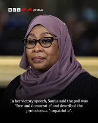 Tanzanian President Samia Suluhu Hassan has been sworn in for a second term  amid tight security, following an election marred by violent protests and  rejected by the opposition as a sham.⁣ ⁣