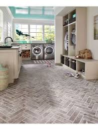 The Waterproof Laminated Flooring That Can Turn Your House Into A Luxurious House Waterprooflaminatedflooring Floor Flooring Ho Brick Look Tile Brick Floor Kitchen Mudroom Laundry Room
