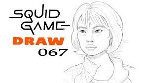 How to Draw Squid Game ⏹🔼⏺Player 067 - YouTube